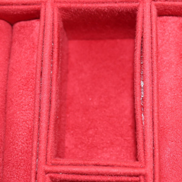 LOUIS VUITTON Epi Boite Bijou Jewelry Box SPO Red LV Auth 178615SV