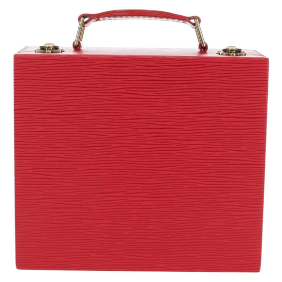 LOUIS VUITTON Epi Boite Bijou Jewelry Box SPO Red LV Auth 178615SV