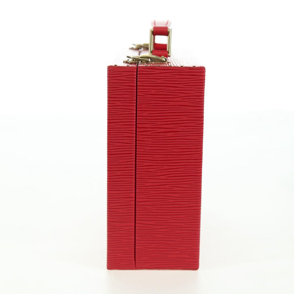 LOUIS VUITTON Epi Boite Bijou Jewelry Box SPO Red LV Auth 178615SV