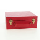 LOUIS VUITTON Epi Boite Bijou Jewelry Box SPO Red LV Auth 178615SV-6