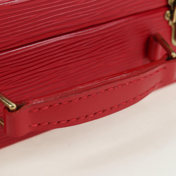 LOUIS VUITTON Epi Boite Bijou Jewelry Box SPO Red LV Auth 178615SV