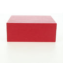 LOUIS VUITTON Epi Boite Bijou Jewelry Box SPO Red LV Auth 178615SV-9