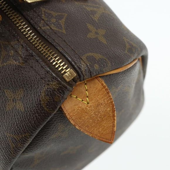 LOUIS VUITTON Monogram Speedy 25 Hand Bag M41528 LV Auth 178622