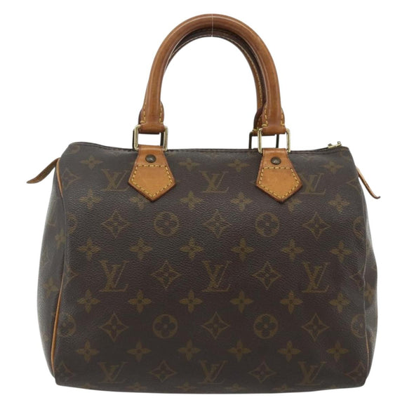 LOUIS VUITTON Monogram Speedy 25 Hand Bag M41528 LV Auth 178622