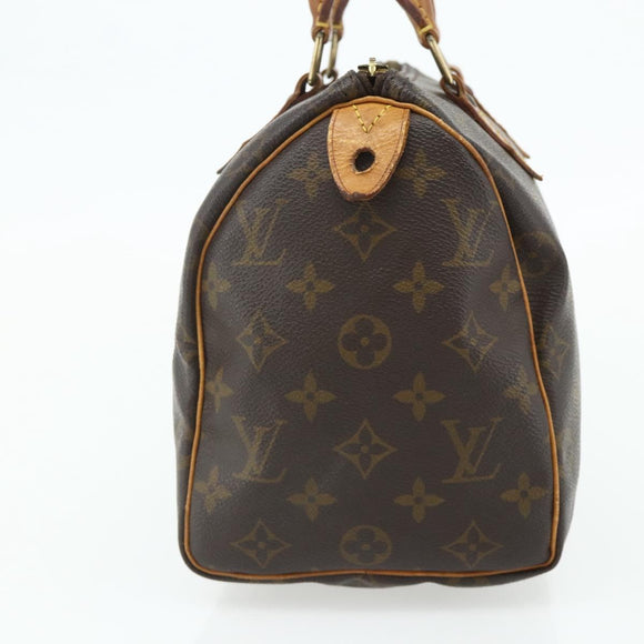 LOUIS VUITTON Monogram Speedy 25 Hand Bag M41528 LV Auth 178622