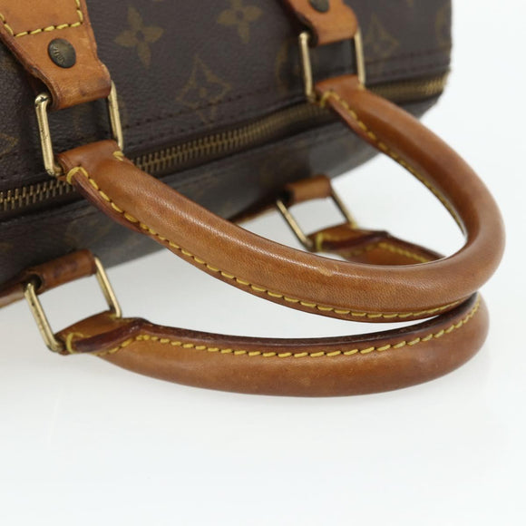 LOUIS VUITTON Monogram Speedy 25 Hand Bag M41528 LV Auth 178622