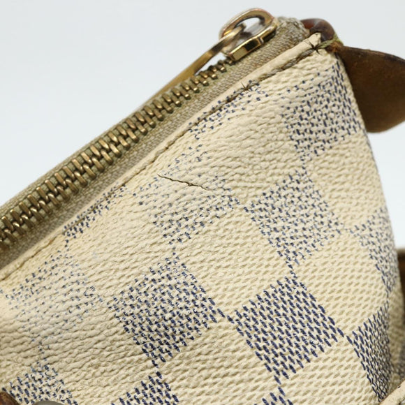 LOUIS VUITTON Damier Azur Totally PM Tote Bag N41280 LV Auth 178627