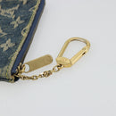 LOUIS VUITTON Monogram Denim Pochette Cles Purse Blue M95343 LV Auth 178632A-8