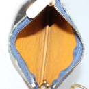 LOUIS VUITTON Monogram Denim Pochette Cles Purse Blue M95343 LV Auth 178632A-10