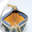 LOUIS VUITTON Monogram Denim Pochette Cles Purse Blue M95343 LV Auth 178632A-17