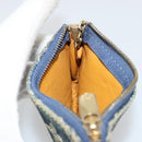 LOUIS VUITTON Monogram Denim Pochette Cles Purse Blue M95343 LV Auth 178632A-11