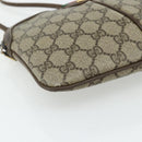GUCCI GG Supreme Shoulder Bag PVC Beige Gold 904 02 047 Auth 178634-11