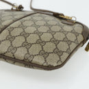 GUCCI GG Supreme Shoulder Bag PVC Beige Gold 904 02 047 Auth 178634-12