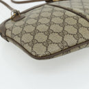 GUCCI GG Supreme Shoulder Bag PVC Beige Gold 904 02 047 Auth 178634-13