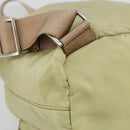 PRADA Backpack Nylon Khaki Silver Auth 178638-15