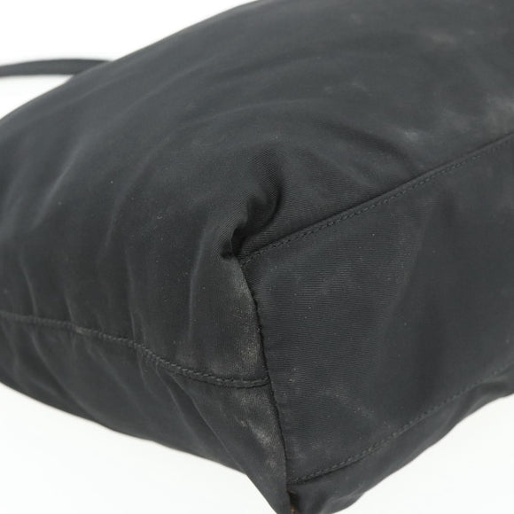 PRADA Handtasche Nylon Schwarz Silber Original 178639