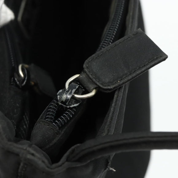 PRADA Handtasche Nylon Schwarz Silber Original 178639