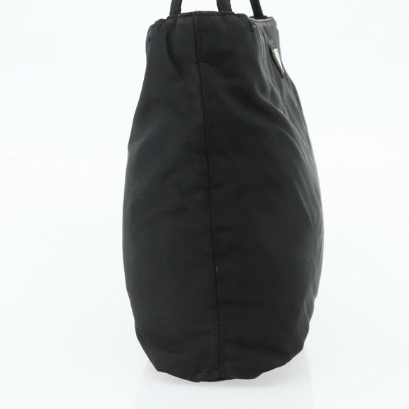PRADA Handtasche Nylon Schwarz Silber Original 178639