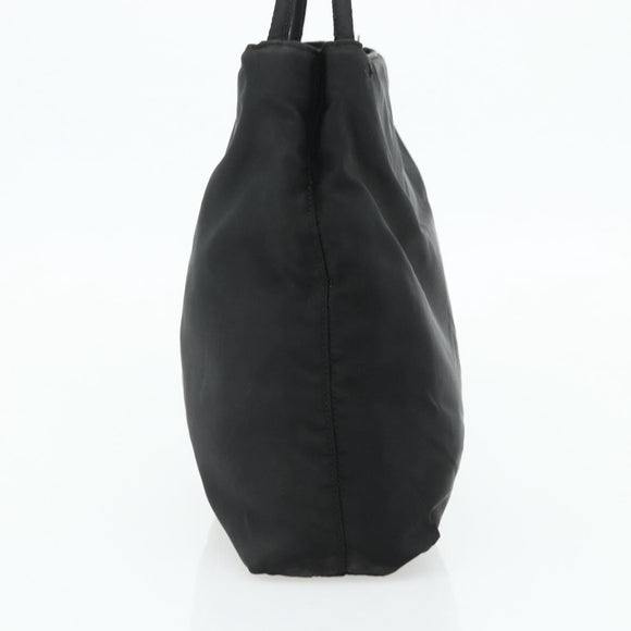 PRADA Handtasche Nylon Schwarz Silber Original 178639