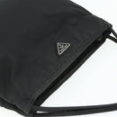 PRADA Handtasche Nylon Schwarz Silber Original 178639-6