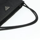 PRADA Handtasche Nylon Schwarz Silber Original 178639-7