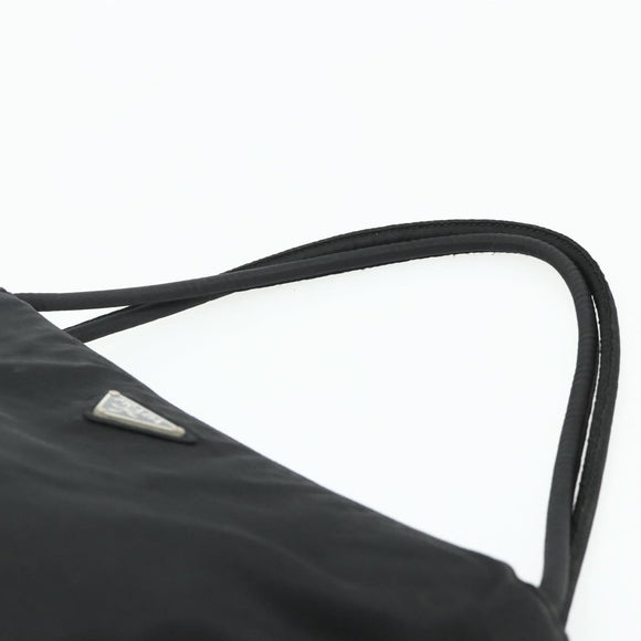 PRADA Handtasche Nylon Schwarz Silber Original 178639