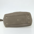 GUCCI Soho Hand Bag Leather Gray Gold 282309 Auth 178647-5