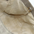 GUCCI Soho Hand Bag Leather Gray Gold 282309 Auth 178647-18