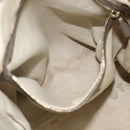 GUCCI Soho Hand Bag Leather Gray Gold 282309 Auth 178647-21