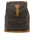 LOUIS VUITTON Monogram Montsouris GM Backpack M51135 LV Auth 178657-13