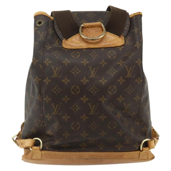 LOUIS VUITTON Monogram Montsouris GM Backpack M51135 LV Auth 178657