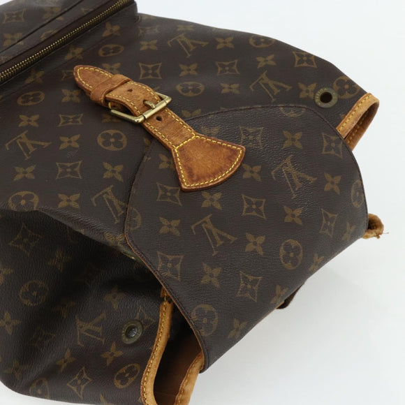 LOUIS VUITTON Monogram Montsouris GM Backpack M51135 LV Auth 178657