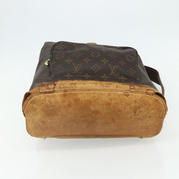 LOUIS VUITTON Monogram Montsouris GM Backpack M51135 LV Auth 178657