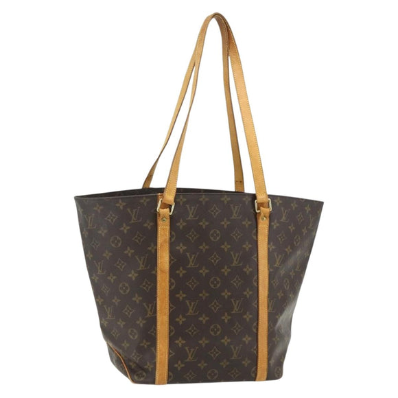LOUIS VUITTON Monogram Sac Shopping Tote Bag M51108 LV Auth 178660