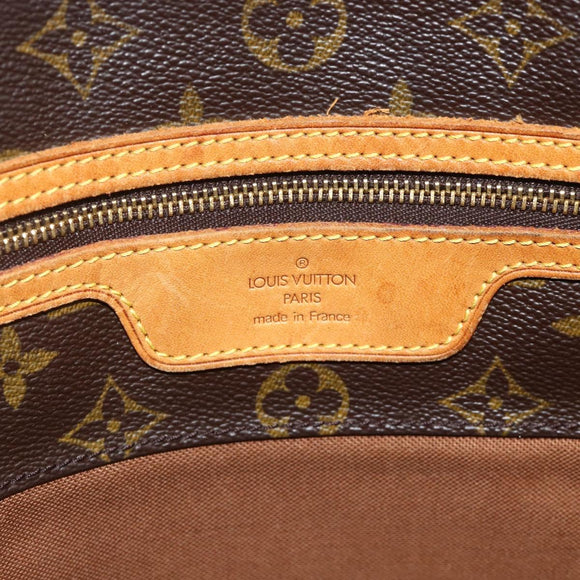 LOUIS VUITTON Monogram Sac Shopping Tote Bag M51108 LV Auth 178660