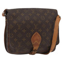 LOUIS VUITTON Monogram Cartouchiere GM Shoulder Bag M51252 LV Auth 178661-1