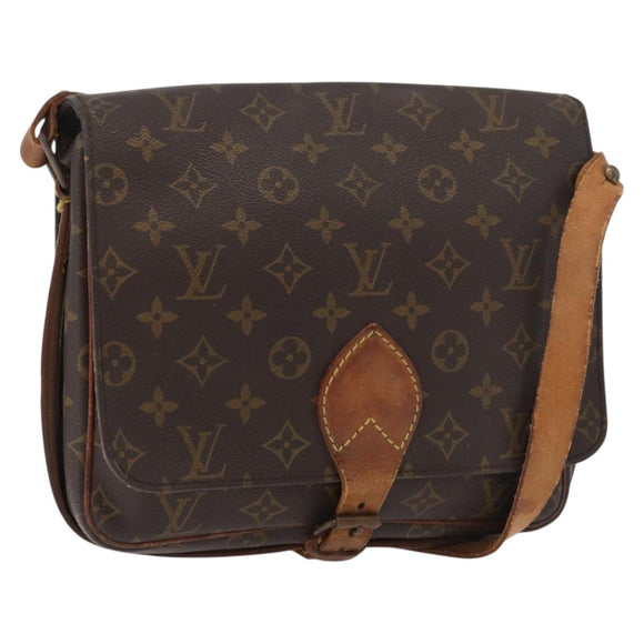 LOUIS VUITTON Monogram Cartouchiere GM Shoulder Bag M51252 LV Auth 178661