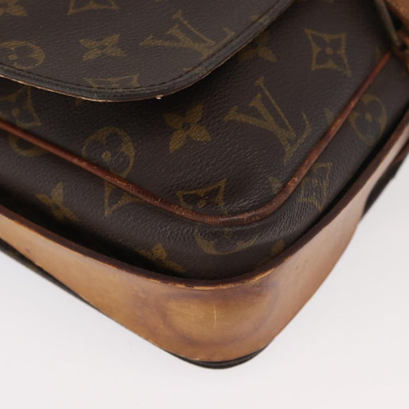 LOUIS VUITTON Monogram Cartouchiere GM Shoulder Bag M51252 LV Auth 178661