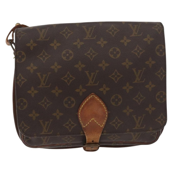 LOUIS VUITTON Monogram Cartouchiere GM Shoulder Bag M51252 LV Auth 178661