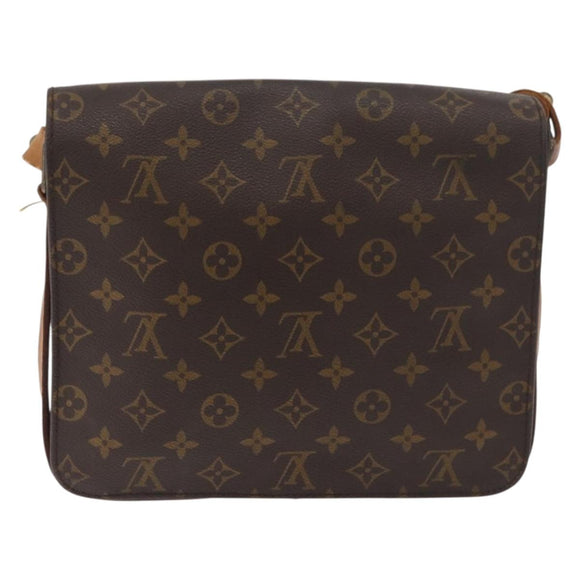 LOUIS VUITTON Monogram Cartouchiere GM Shoulder Bag M51252 LV Auth 178661