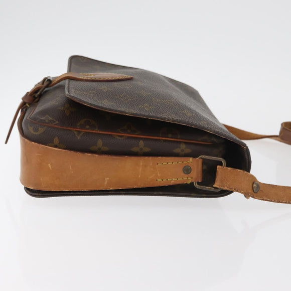 LOUIS VUITTON Monogram Cartouchiere GM Shoulder Bag M51252 LV Auth 178661
