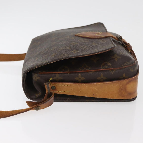 LOUIS VUITTON Monogram Cartouchiere GM Shoulder Bag M51252 LV Auth 178661