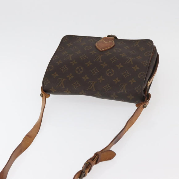 LOUIS VUITTON Monogram Cartouchiere GM Shoulder Bag M51252 LV Auth 178661