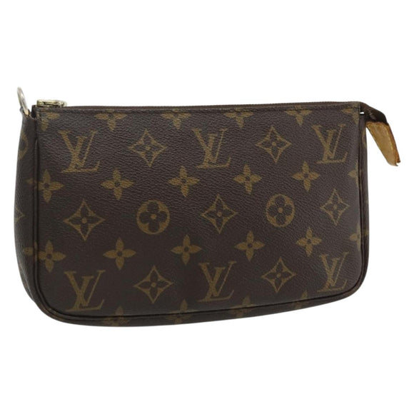 LOUIS VUITTON Monogram Pochette Accessoires Pouch M51980 LV Auth 178673