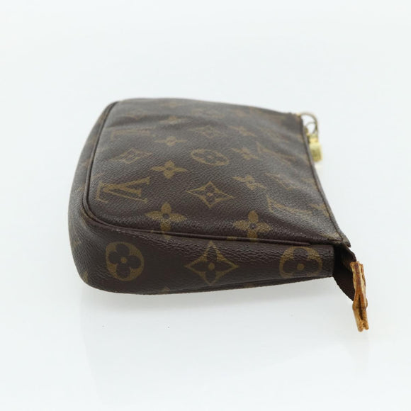 LOUIS VUITTON Monogram Pochette Accessoires Pouch M51980 LV Auth 178673