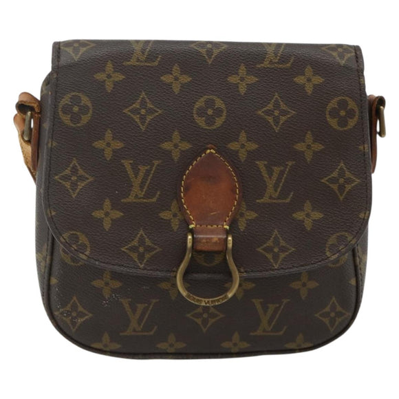 LOUIS VUITTON Monogram Saint Cloud MM Shoulder Bag M51243 LV Auth 178675
