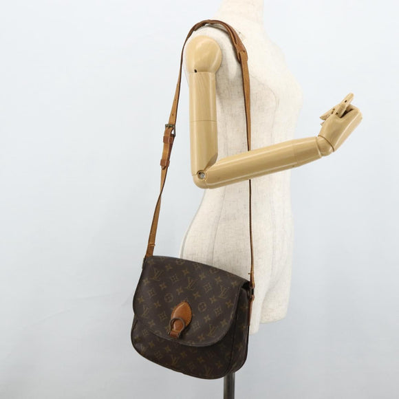 LOUIS VUITTON Monogram Saint Cloud GM Shoulder Bag M51242 LV Auth 178676