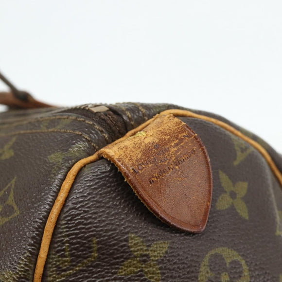 LOUIS VUITTON Monogram Speedy 35 Hand Bag M41524 LV Auth 178680