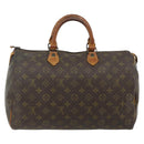 LOUIS VUITTON Monogram Speedy 35 Hand Bag M41524 LV Auth 178680-2