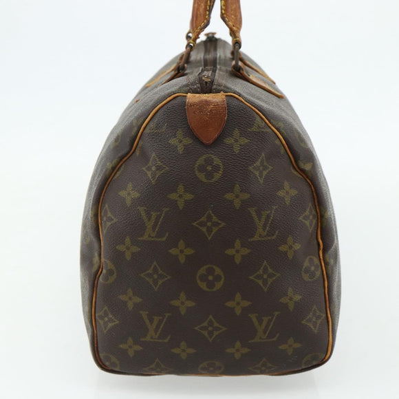 LOUIS VUITTON Monogram Speedy 35 Hand Bag M41524 LV Auth 178680